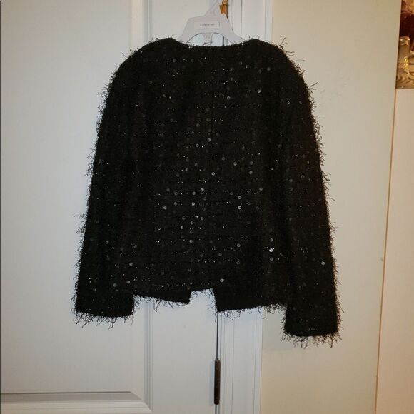 Ann Taylor Loft Black Sweater Cardigan - Picture 2 of 8